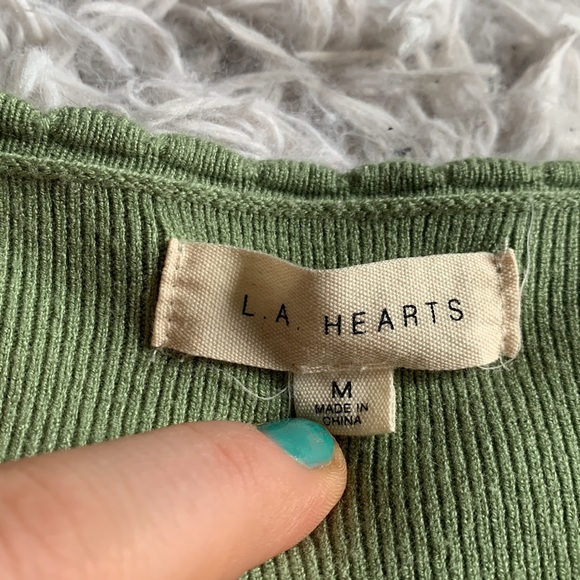 Like New L.A Hearts/Pacsun Sage Tie Cardigan - Picture 3 of 4